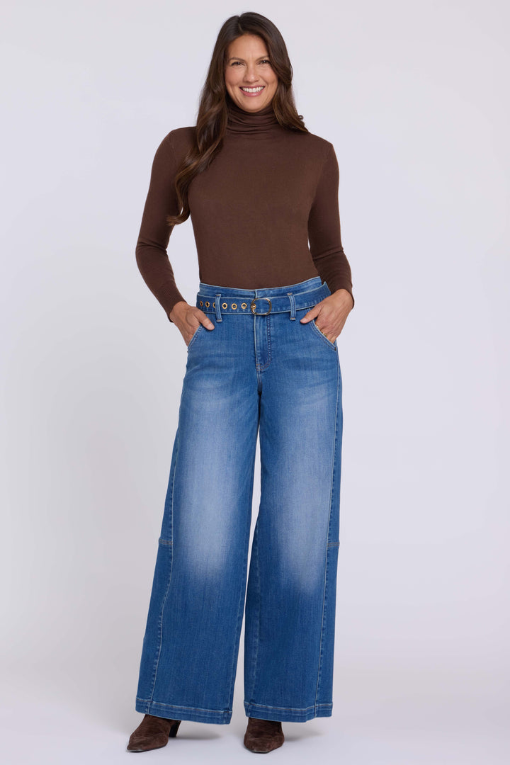 Gracie Wide Leg Jeans | Agave