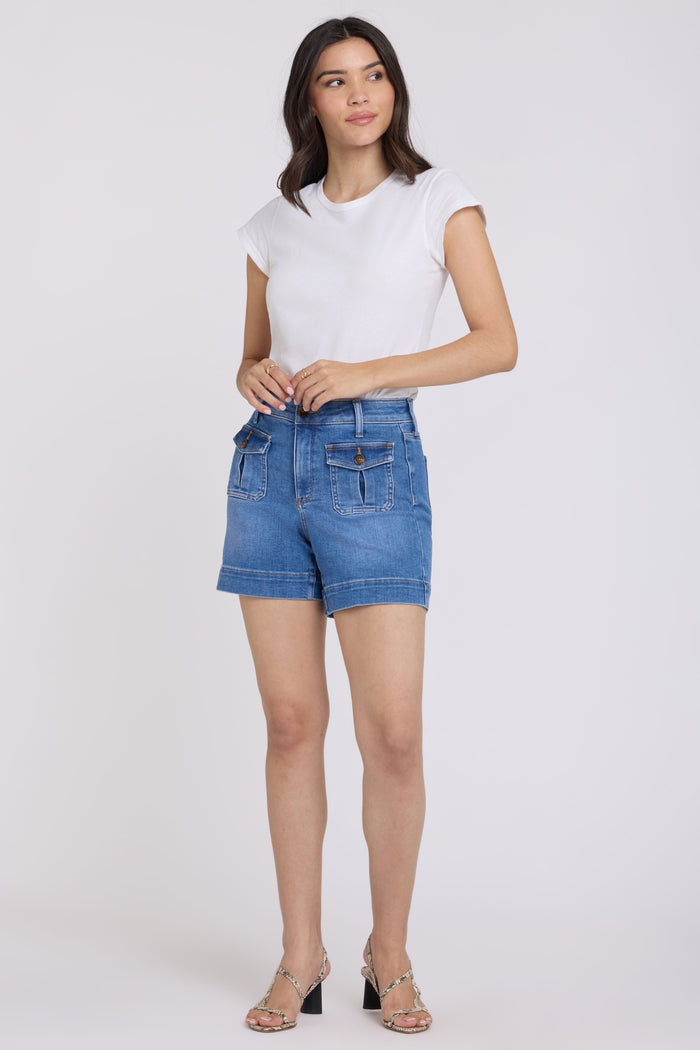 Berkyn Relaxed Denim Shorts | Blue Paradise