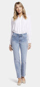 Ellison High Rise Straight Light Blue Premium Denim | Haley | Pants | NYDJ