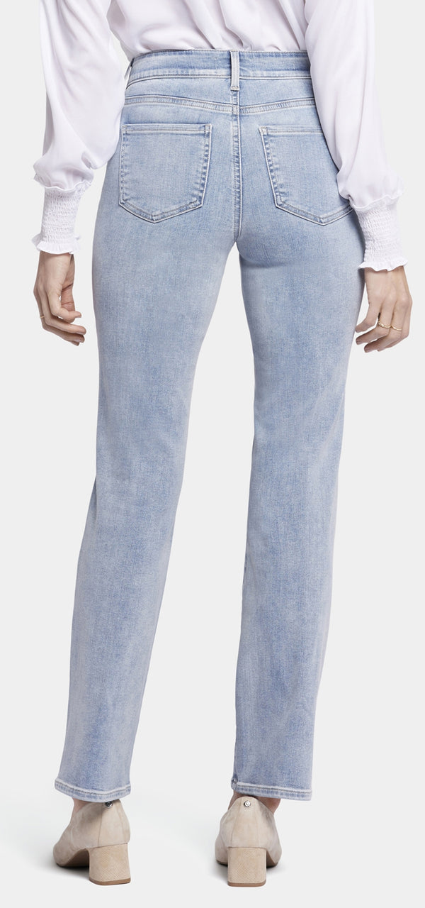 Ellison High Rise Straight Light Blue Premium Denim | Haley | Pants | NYDJ