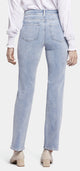 Ellison High Rise Straight Light Blue Premium Denim | Haley | Pants | NYDJ