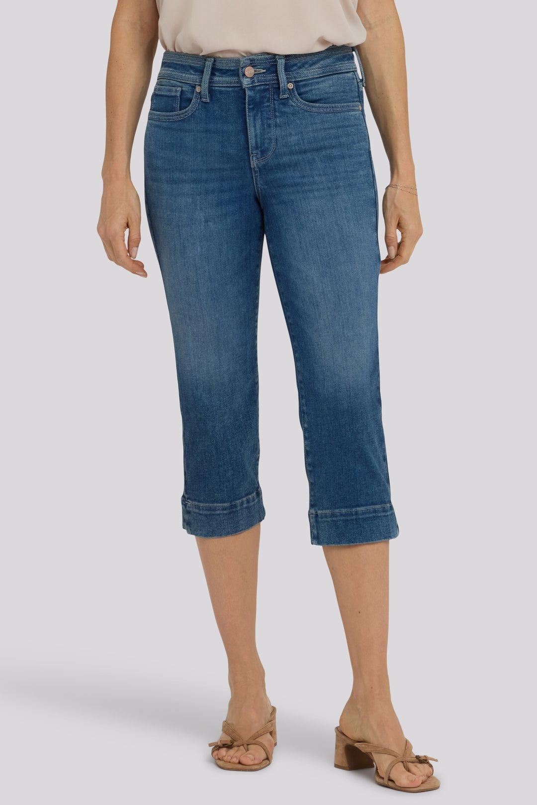 Marilyn Straight Crop Jeans In Re-New Denim | Breezy Palms | Denim | NYDJ