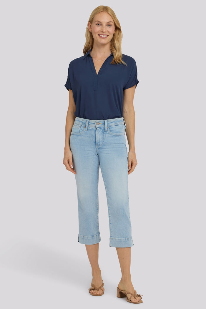 Marilyn Straight Crop Jeans In Re-New Denim | Keys View | Denim | NYDJ