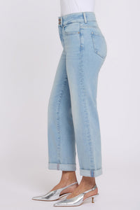 Bailey Relaxed Straight Crop Jeans in Re-New Denim | Breezy Palms