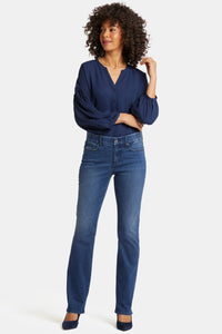 Marilyn Straight Jeans Medium Blue Waist-Match™ Denim | Moonlight | Pants | NYDJ