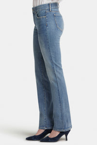 Marilyn Straight Jeans Medium Blue Waist-Match™ Denim | Indigo Stream | Pants | NYDJ