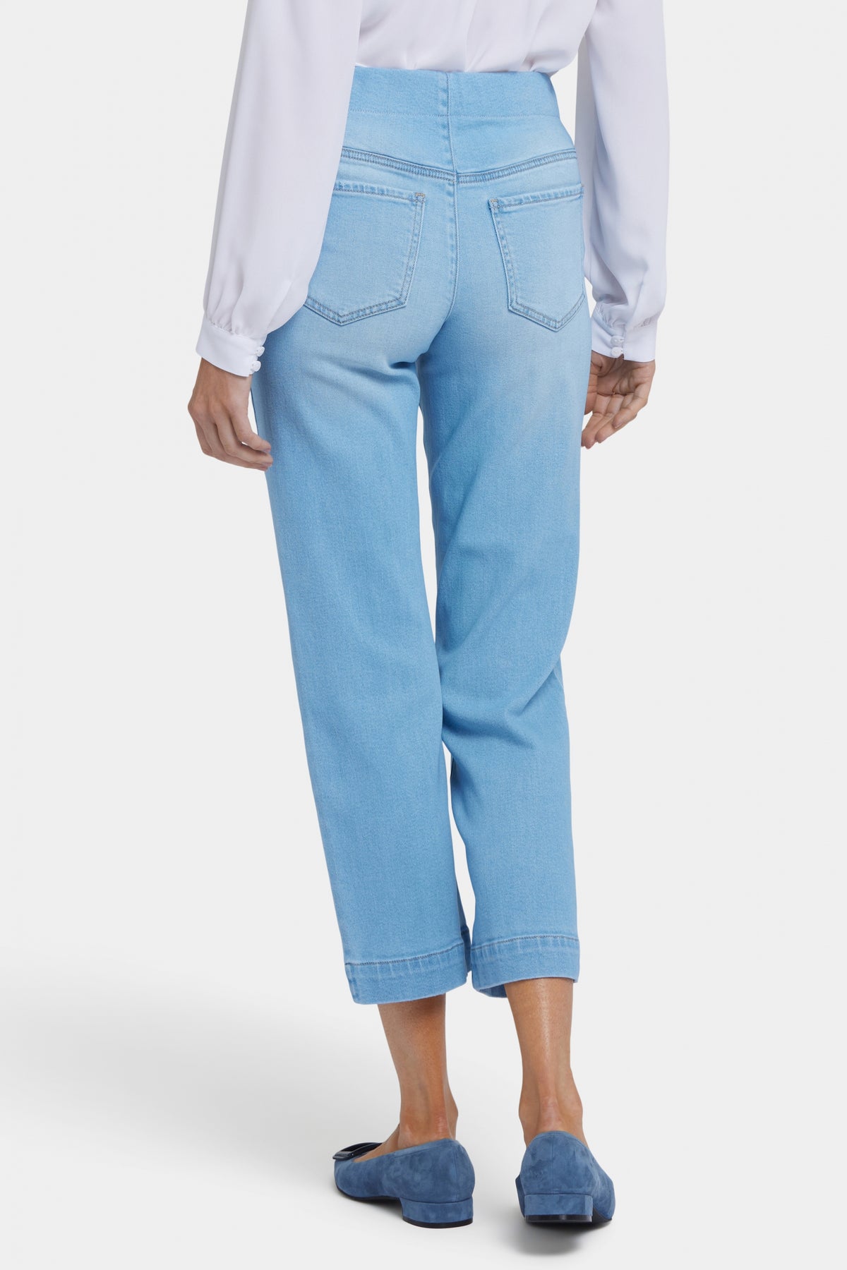 Bailey Relaxed Straight Ankle Pull-On Jeans In Soft-Contour Denim™ | Canary Beach | Pants | NYDJ