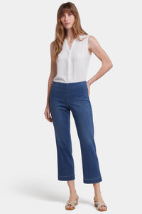 Bailey Relaxed Straight Ankle Pull-On Jeans In Soft-Contour Denim™ | Valencia Surf | Pants | NYDJ