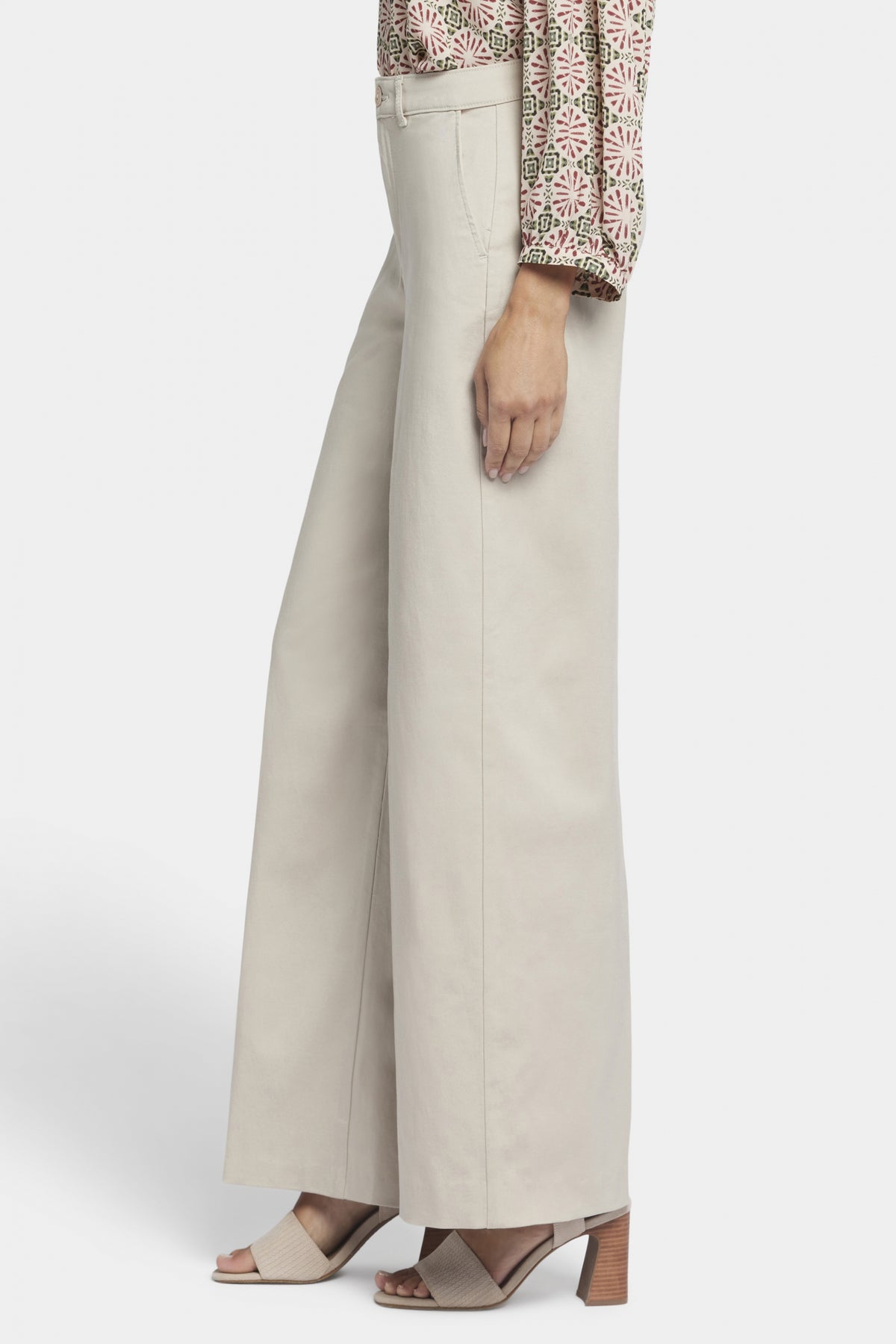 Whitney Trouser Beige Stretch Twill | Feather | Pants | NYDJ