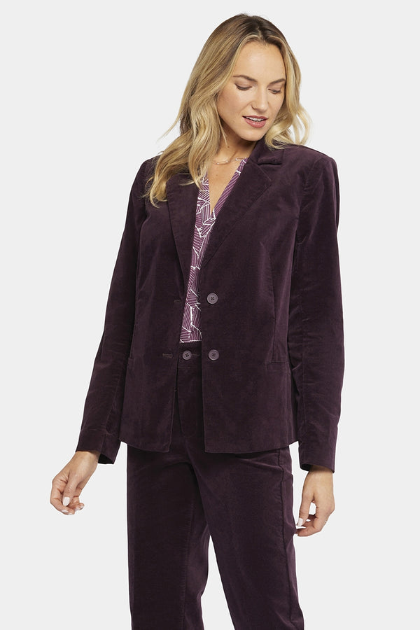 Classic Blazer Purple | Eggplant | Blazer | NYDJ