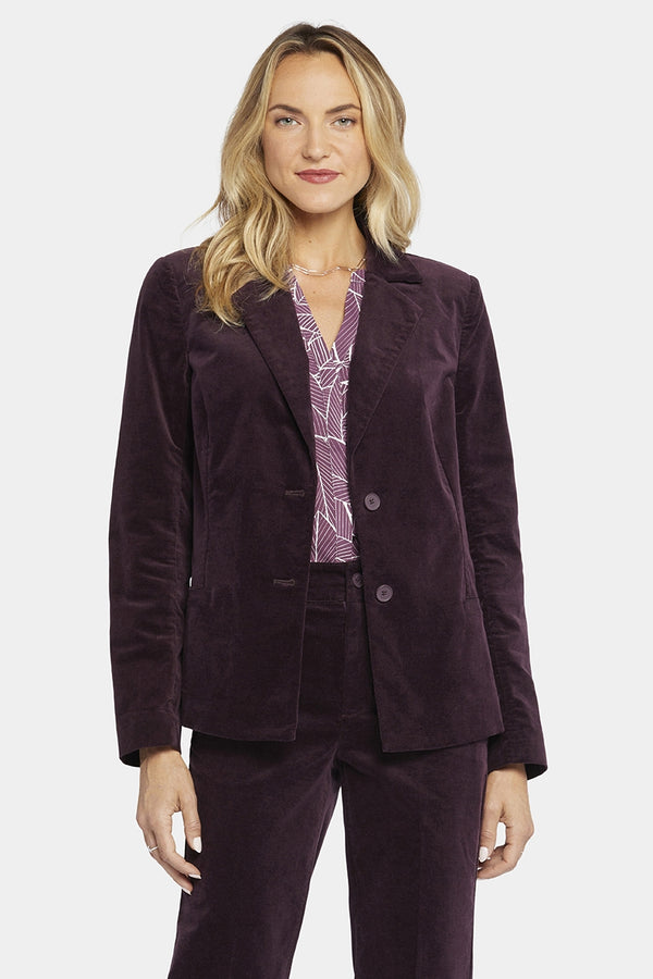 Classic Blazer Purple | Eggplant | Blazer | NYDJ