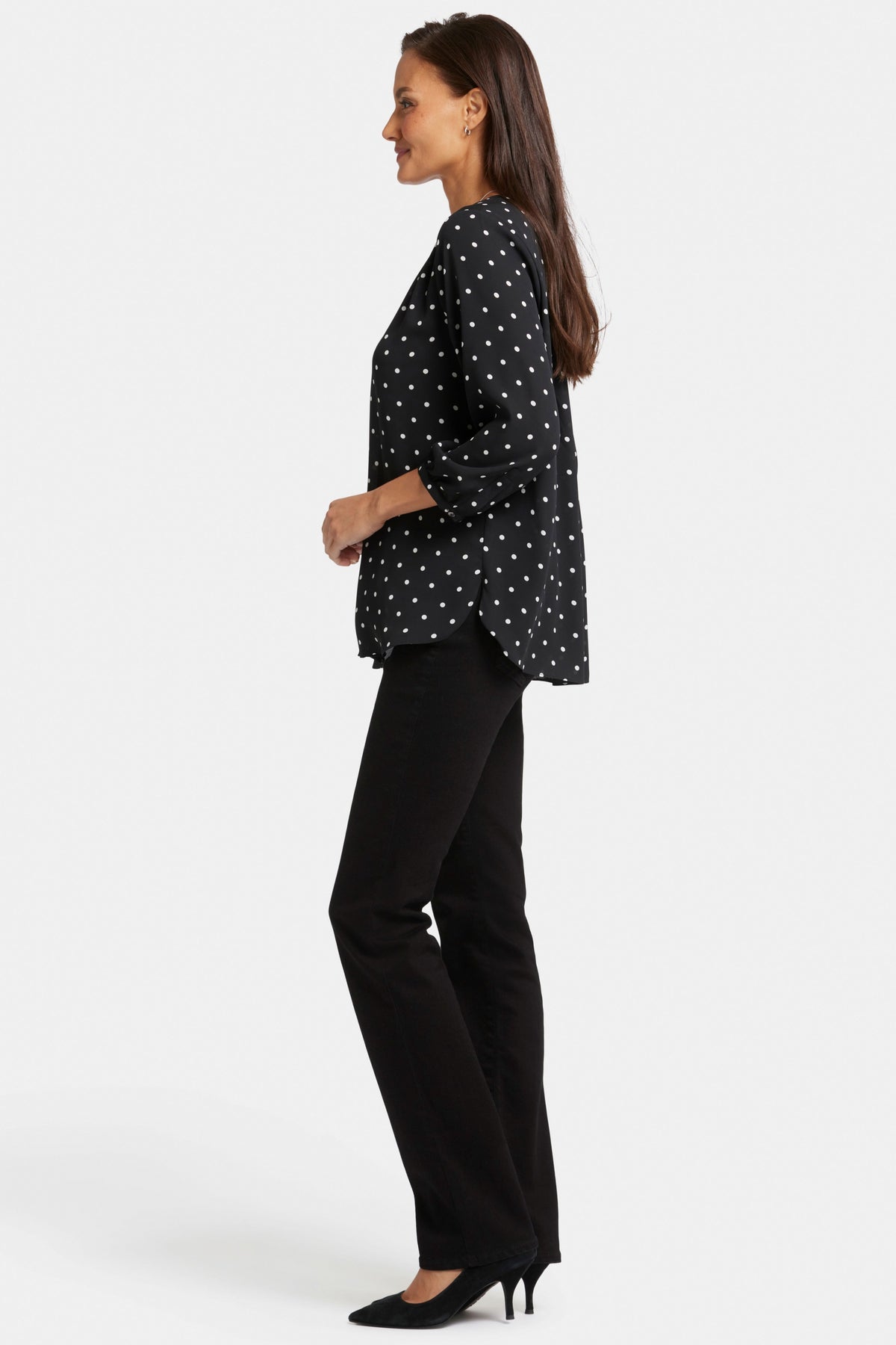 Pintuck Blouse Dot Print | Celestial Dots | Blouse | NYDJ