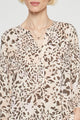 Pintuck Blouse Animal Print | Tupelo Cat | Blouse | NYDJ