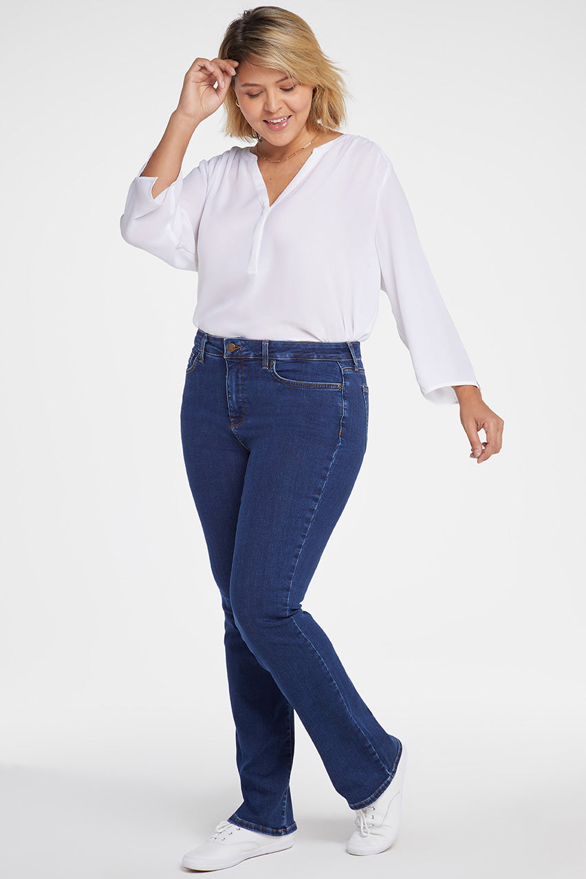 Barbara Bootcut Medium Blue Premium Denim (Plus) | Quinn | Denim | NYDJ