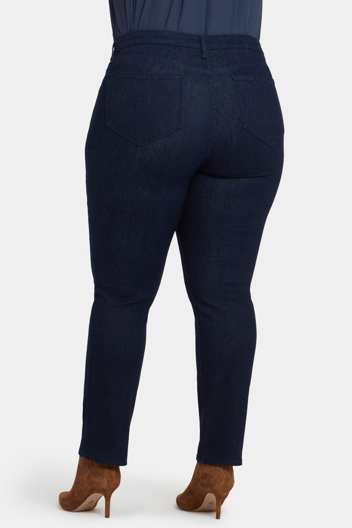 Sheri Slim Jeans Dark Blue Premium Denim (Plus) | Rinse | Denim | NYDJ