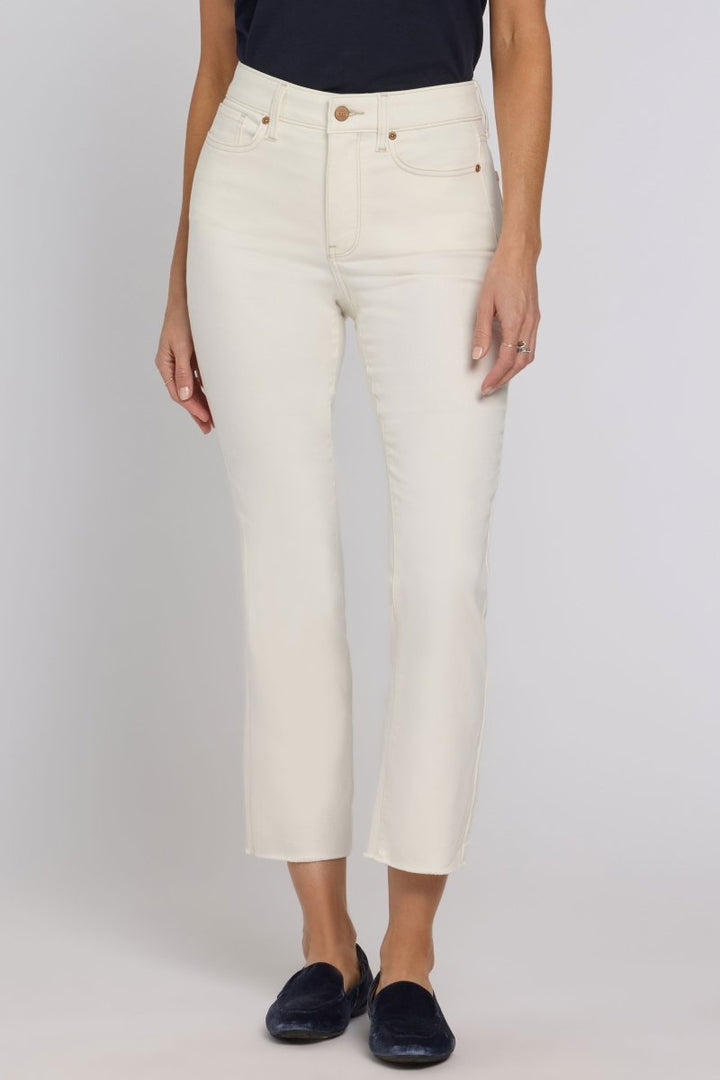 Billie Mini Bootcut Ankle Jeans In Cool Embrace® Denim With High Rise | Vintage White | Denim | NYDJ