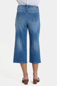 Brigitte Wide Leg Capri Jeans With High Rise | Pacifica | Denim | NYDJ