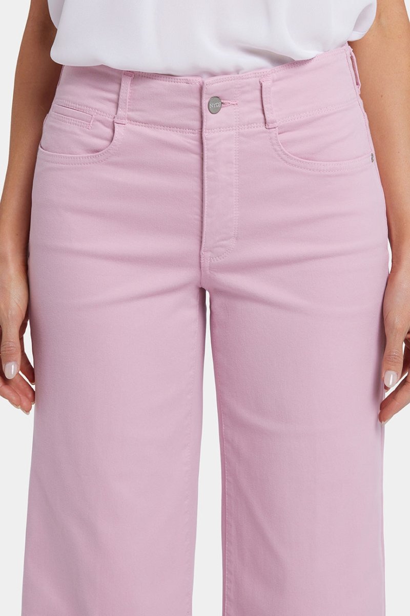 Brigitte Wide Leg Capri Jeans With High Rise | Pink Nectar | Pants | NYDJ