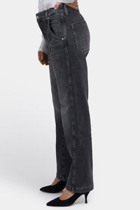 Brooke Loose Straight Jeans | Vintage Noir | Denim | NYDJ