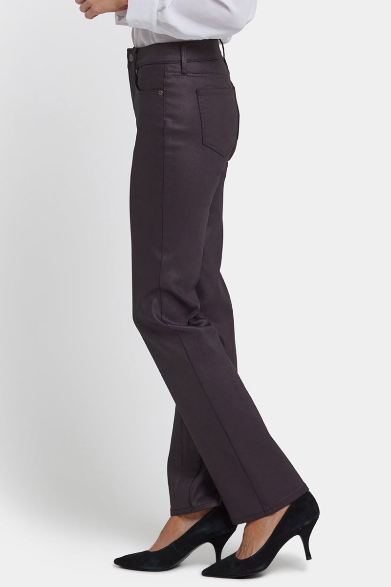 Coated Marilyn Straight Jeans | Fig Coated | Pants | NYDJ