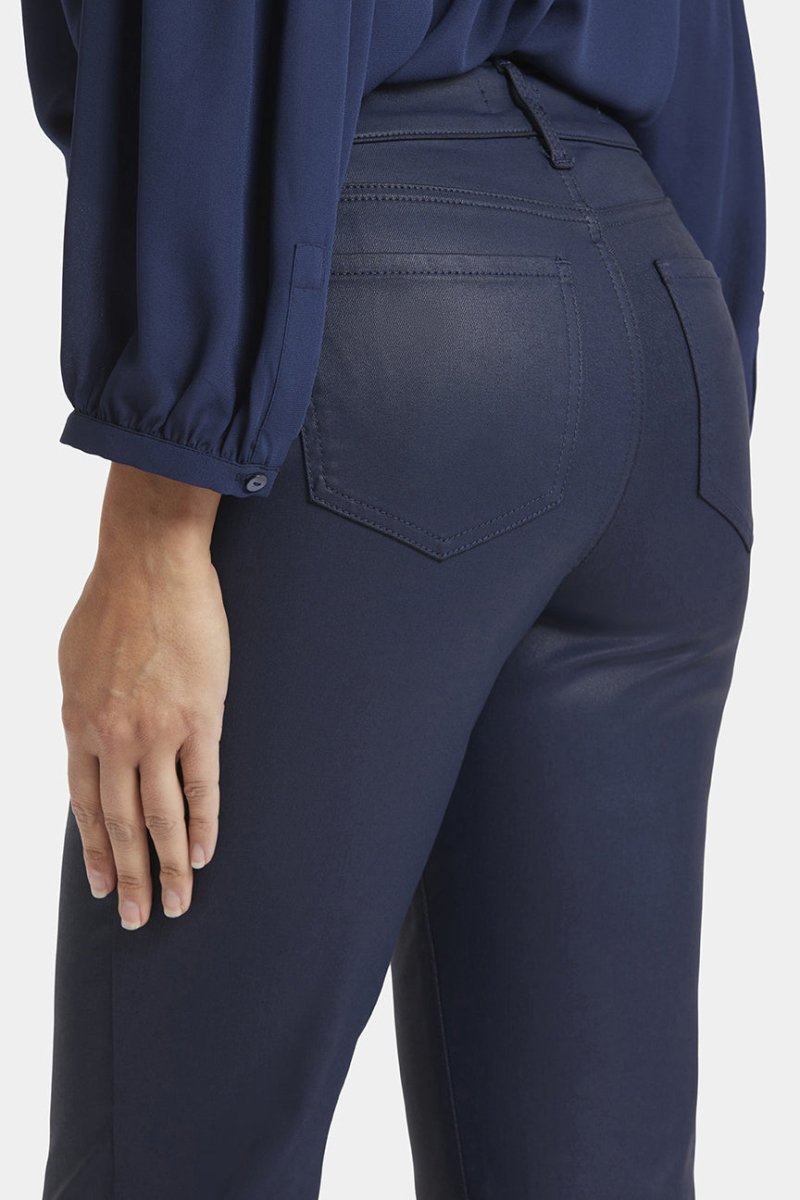Coated Marilyn Straight Jeans | Starless Sky Coated | Pants | NYDJ