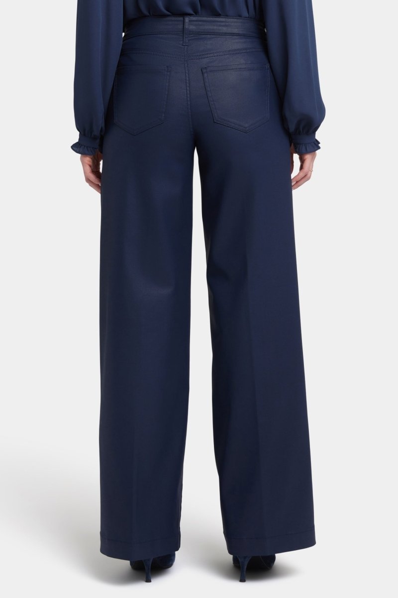 Coated Teresa Wide Leg Jeans | Starless Sky Coated | Denim | NYDJ