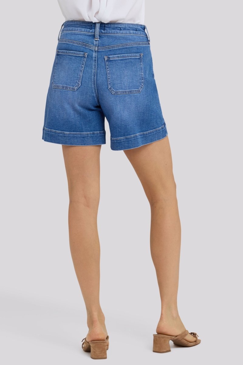 Ella Denim Shorts With High Rise | Salton | Denim | NYDJ