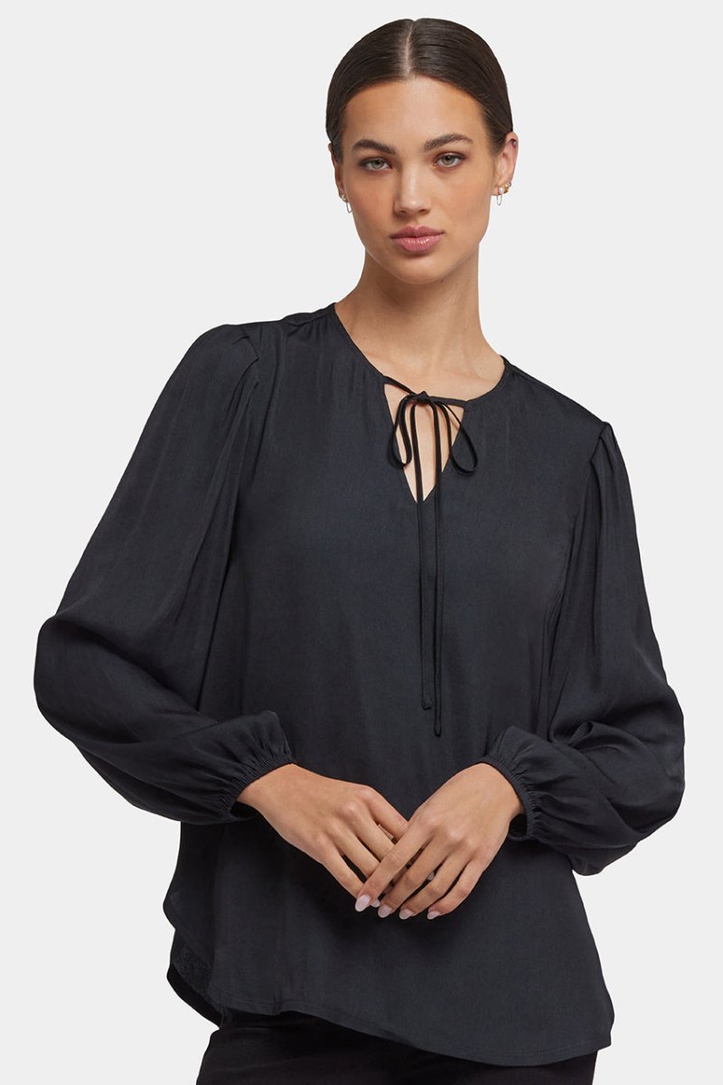 Elsie Blouse | Black | Blouse | NYDJ