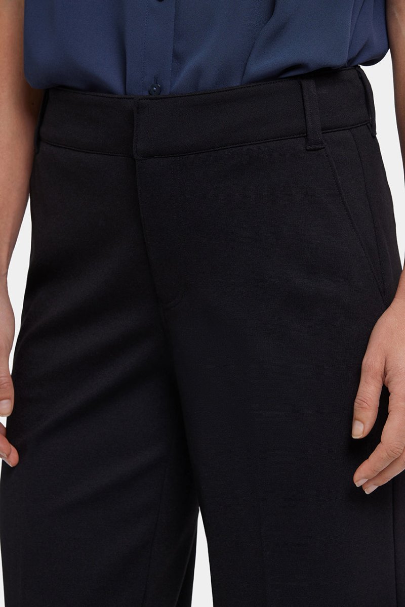 Fiona Pants in Ponte Knit | Black | Trouser | NYDJ