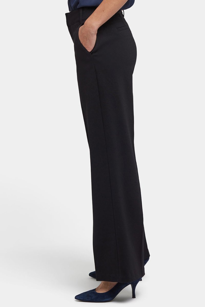 Fiona Pants in Ponte Knit | Black | Trouser | NYDJ