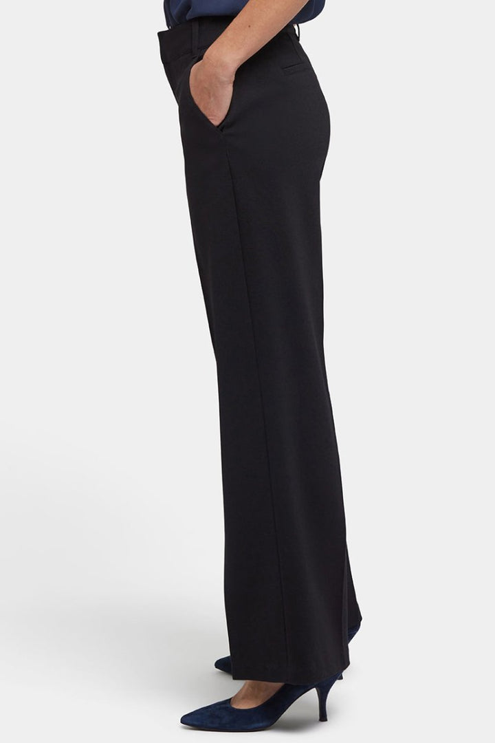 Fiona Pants in Ponte Knit | Black | Trouser | NYDJ