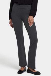 Flare Pull-On Sculpt-Her™ Trouser | Charcoal Heather | Non Denim | NYDJ