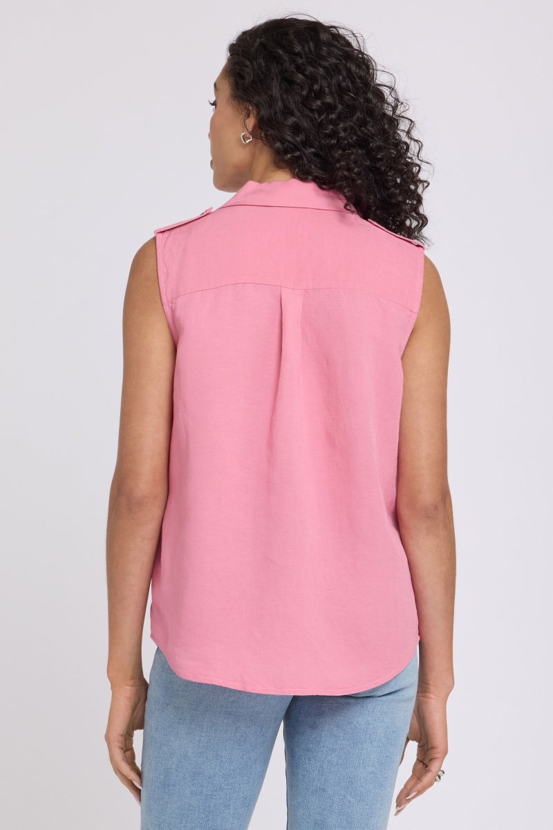 Gabrielle Sleeveless Blouse | Desert Rose | Blouse | NYDJ