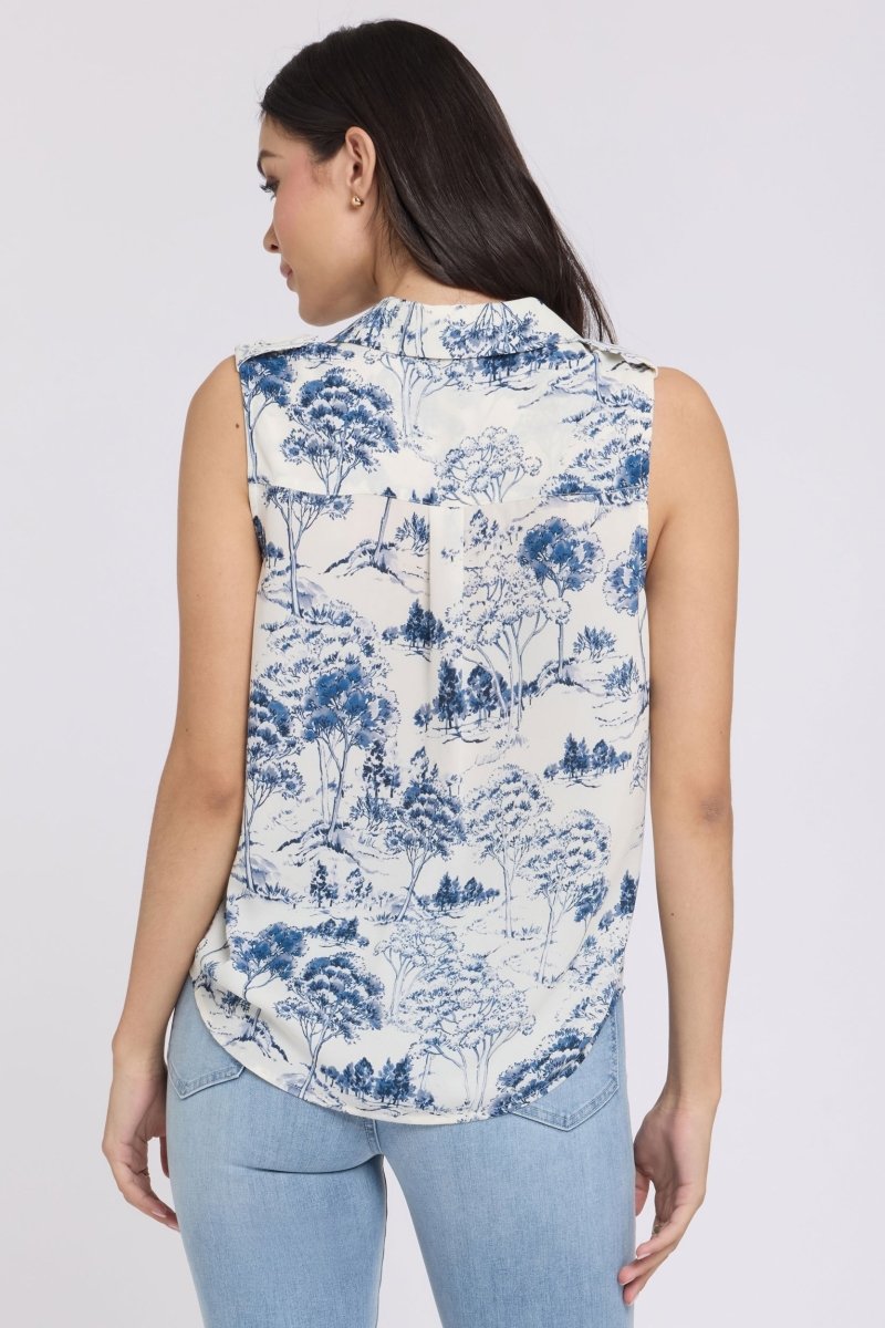 Gabrielle Sleeveless Blouse | Le Parc | Blouse | NYDJ