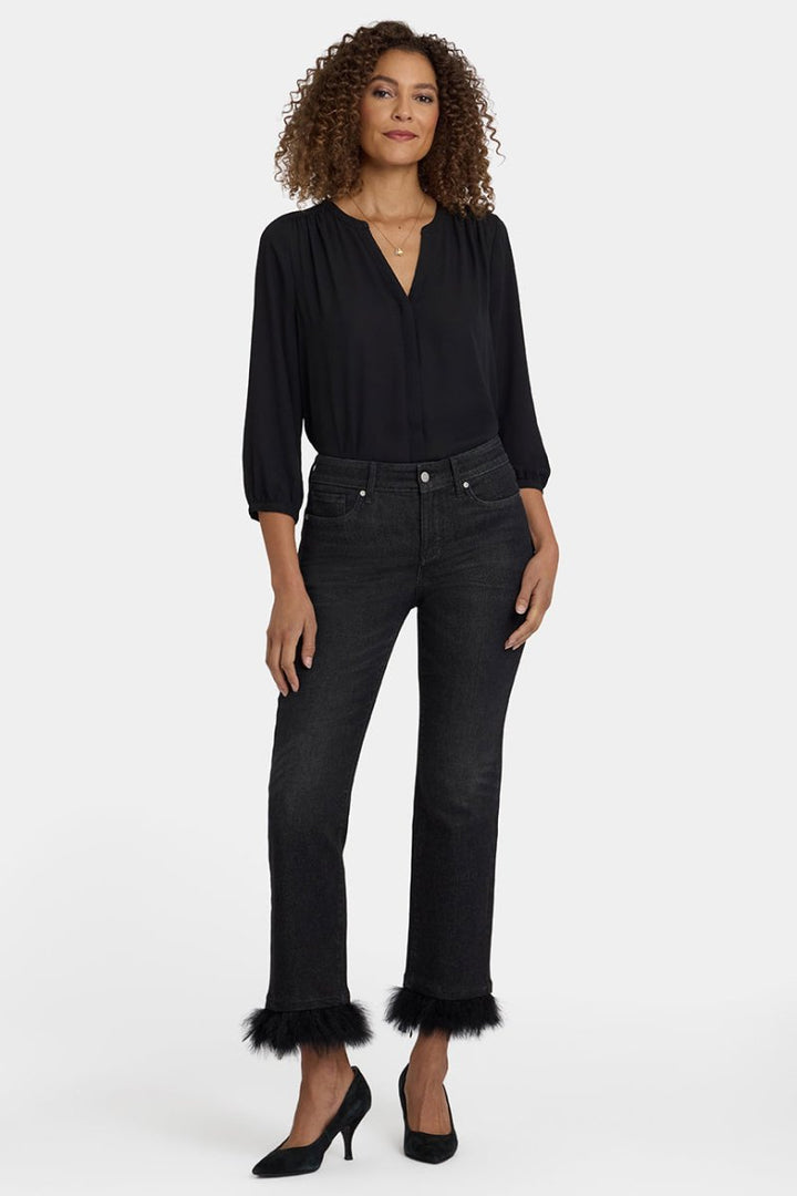 Marilyn Straight Ankle Jeans | French Nightfall | Denim | NYDJ