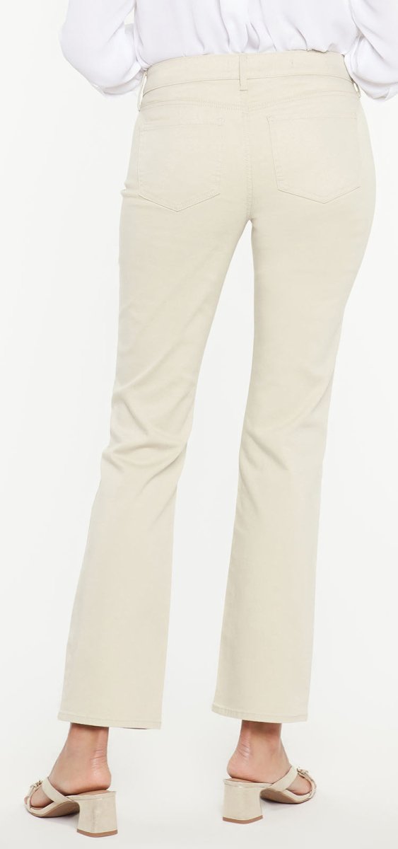 Marilyn Straight Beige Jeans Premium Denim | Feather | Non Denim | NYDJ