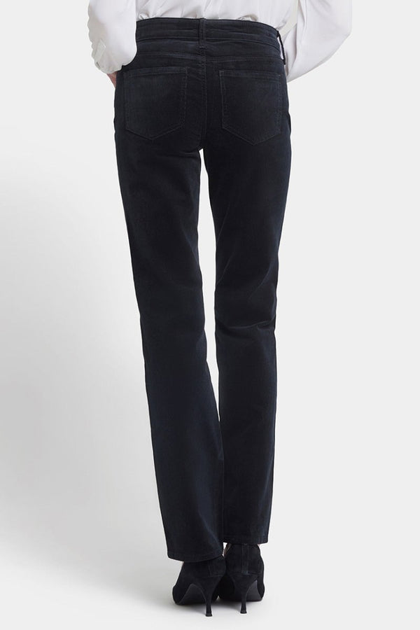 Marilyn Straight Corduroy Pants | Black | Pants | NYDJ