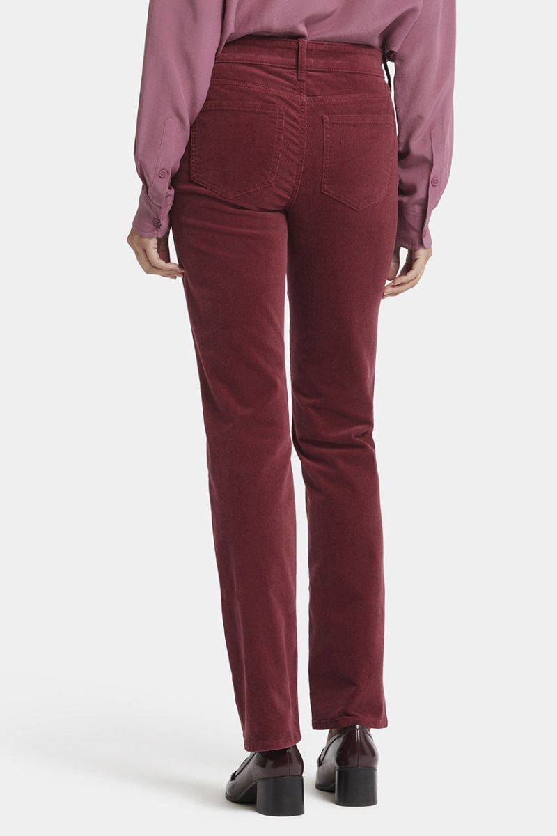 Marilyn Straight Corduroy Trouser | Cranberry Pie | Pants | NYDJ