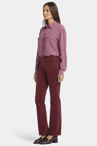Marilyn Straight Corduroy Trouser | Cranberry Pie | Pants | NYDJ