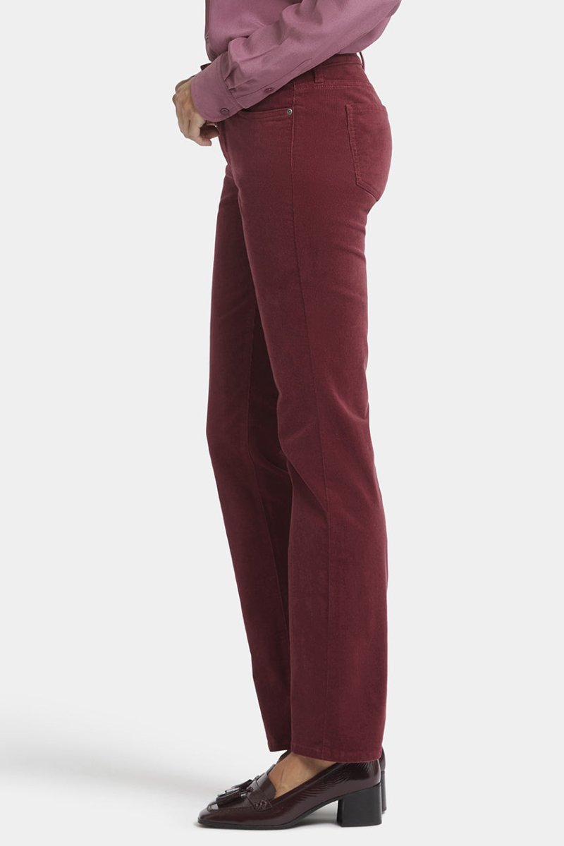 Marilyn Straight Corduroy Trouser | Cranberry Pie | Pants | NYDJ