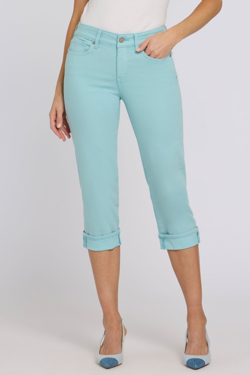 Marilyn Straight Crop Jeans In Cool Embrace® Denim | Aqua Haze | Pants | NYDJ