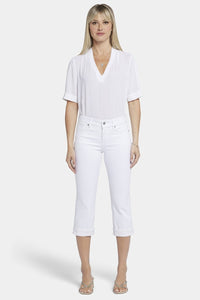 Marilyn Straight Crop Jeans In Cool Embrace® Denim | Optic White | Pants | NYDJ