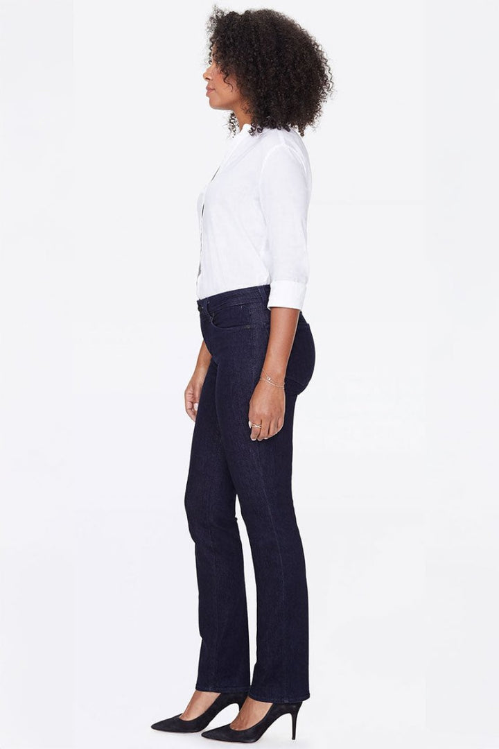 Marilyn Straight Jeans Dark Blue Premium Denim (Tall) | Rinse | Denim | NYDJ