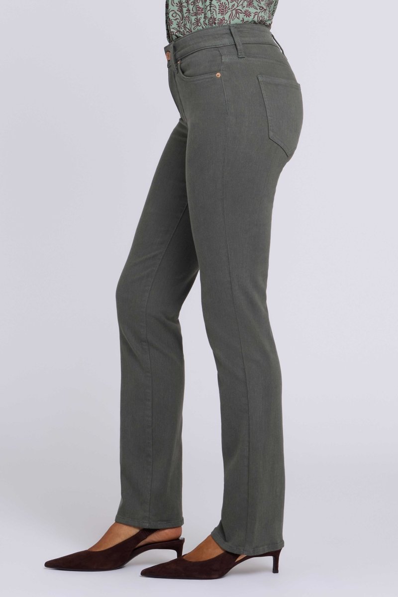 Marilyn Straight Jeans In Sure Stretch® Denim | True Olive - NYDJ
