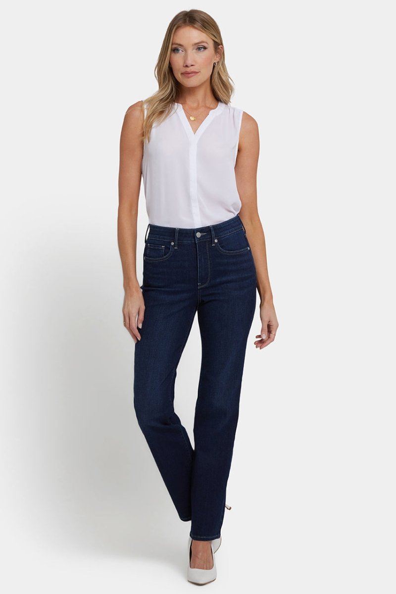 Marilyn Straight Jeans in Tall | Midnight Breeze | Denim | NYDJ