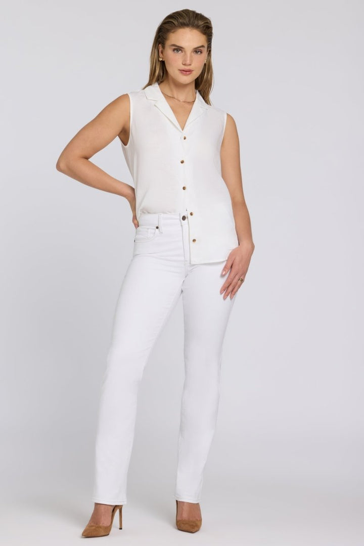 Marilyn Straight Jeans | Optic White | Pants | NYDJ