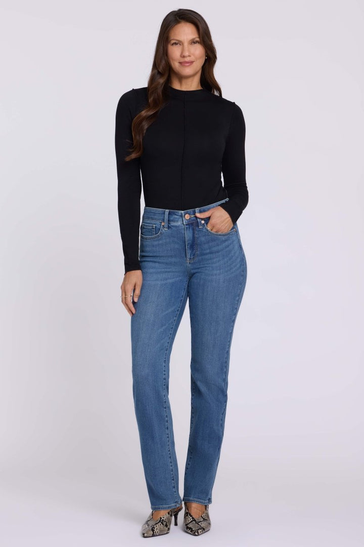 Marilyn Straight Jeans Sure Stretch® Denim (Tall) | Redwood - NYDJ