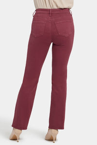 Marilyn Straight Jeans | True Burgundy | Pants | NYDJ