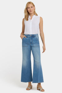 Mia Palazzo Ankle Jeans With High Rise | Port Sea | Denim | NYDJ