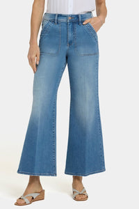 Mia Palazzo Ankle Jeans With High Rise | Port Sea | Denim | NYDJ